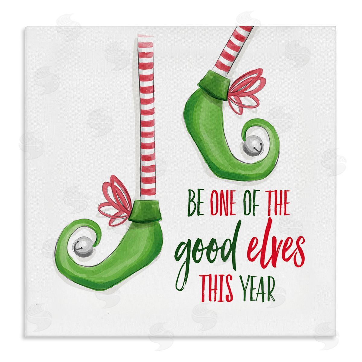 Festive Be A Good Elf Canvas Wall Art, Home Decor by Dogwood Portfolio