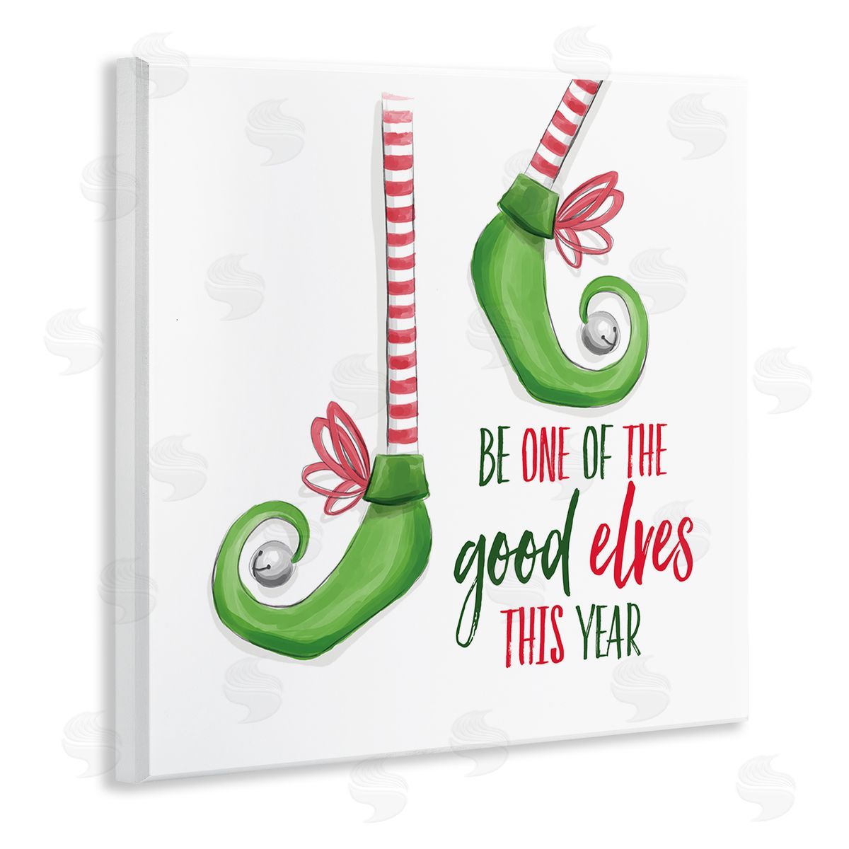 Festive Be A Good Elf Wood Plaque Wall Art, Home Decor by Dogwood Portfolio