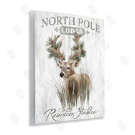 Cat Thurman Designs | Festive Winter Reindeer Lodge