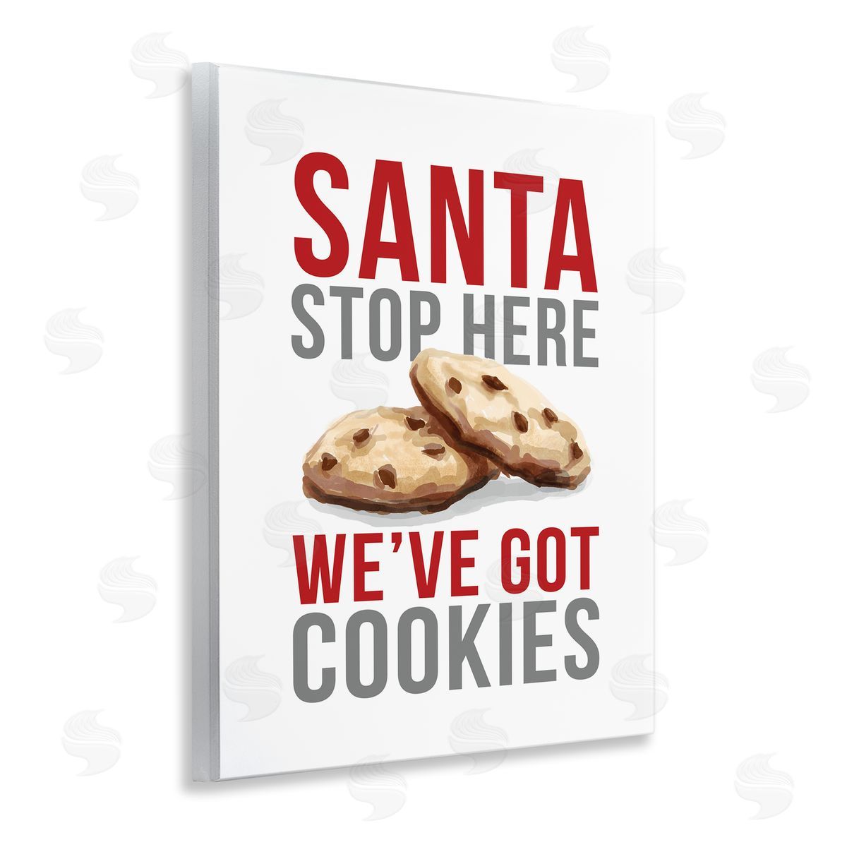 Santa We Have Cookies Wood Plaque Wall Art, Home Decor by Dogwood Portfolio