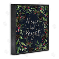 Elizabeth Tyndall | Merry & Bright with Holly Leaves