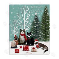 Elizabeth Tyndall | Festive Winter Cats Scene