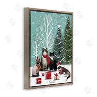 Elizabeth Tyndall | Festive Winter Cats Scene