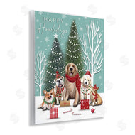 Elizabeth Tyndall | Festive Winter Dogs Scene