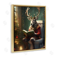 Jo Moulton | Reindeer in Festive Bathroom