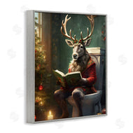 Jo Moulton | Reindeer in Festive Bathroom