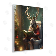 Jo Moulton | Reindeer in Festive Bathroom