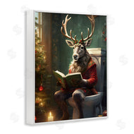 Jo Moulton | Reindeer in Festive Bathroom