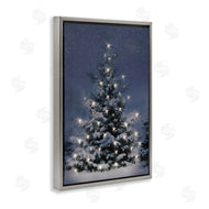 Lori Deiter | Snowy Nighttime Christmas Tree