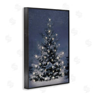 Lori Deiter | Snowy Nighttime Christmas Tree