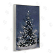 Lori Deiter | Snowy Nighttime Christmas Tree