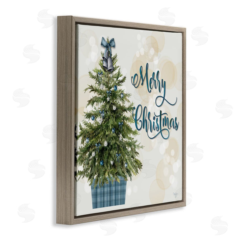Mollie B. | Christmas Tree in Plaid Stand
