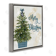 Mollie B. | Christmas Tree in Plaid Stand