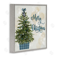 Mollie B. | Christmas Tree in Plaid Stand