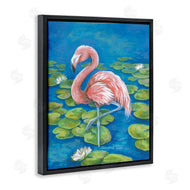 Diane Kater | Balancing Flamingo & Lily Pads