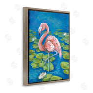 Diane Kater | Balancing Flamingo & Lily Pads