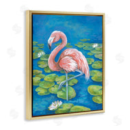 Diane Kater | Balancing Flamingo & Lily Pads