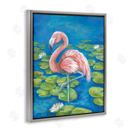 Diane Kater | Balancing Flamingo & Lily Pads