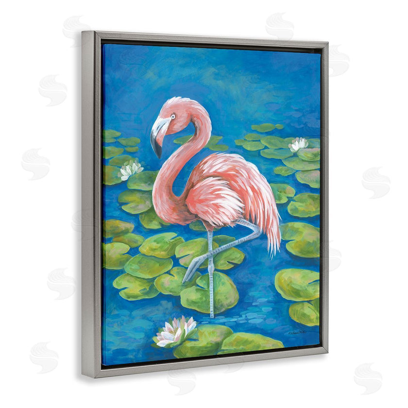 Diane Kater | Balancing Flamingo & Lily Pads