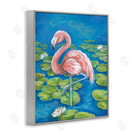 Diane Kater | Balancing Flamingo & Lily Pads