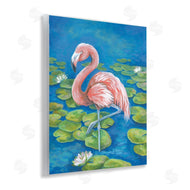 Diane Kater | Balancing Flamingo & Lily Pads