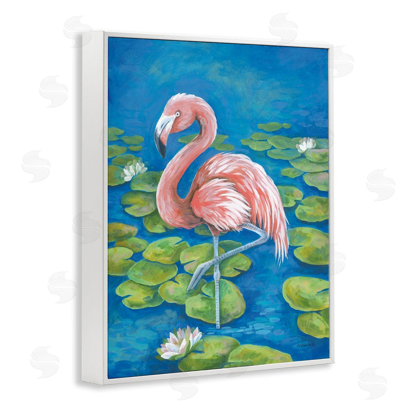 Diane Kater | Balancing Flamingo & Lily Pads