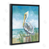 Diane Kater | Pelican Perched near Shore