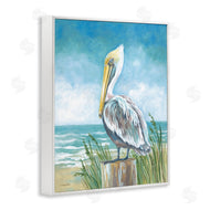 Diane Kater | Pelican Perched near Shore