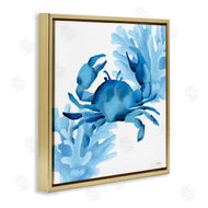 Cat Thurman Designs | Blue Tone Crab & Coral