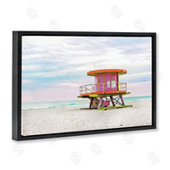 Seven Trees Design | Lifeguard Hut with Pastel Sky