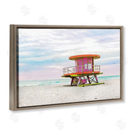 Seven Trees Design | Lifeguard Hut with Pastel Sky