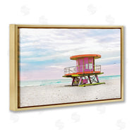 Seven Trees Design | Lifeguard Hut with Pastel Sky