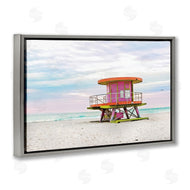 Seven Trees Design | Lifeguard Hut with Pastel Sky