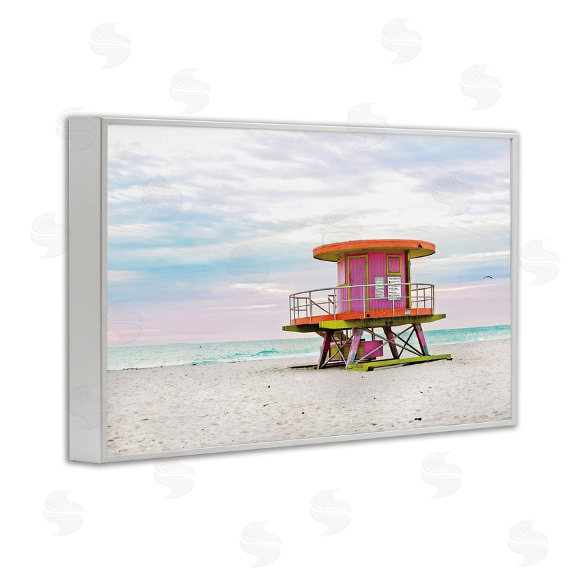 Seven Trees Design | Lifeguard Hut with Pastel Sky