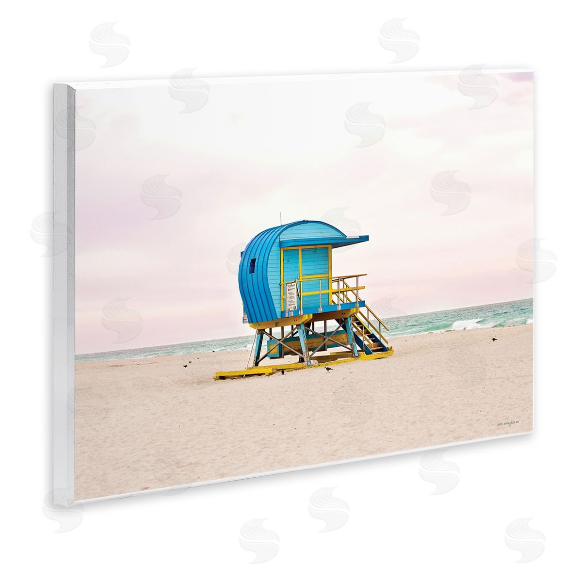 Summer Lifeguard Cabin Wood Plaque Wall Art, Home Decor by Seven Trees Design