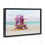 Seven Trees Design | Purple Lifeguard Building