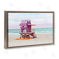 Seven Trees Design | Purple Lifeguard Building