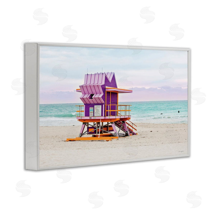 Seven Trees Design | Purple Lifeguard Building