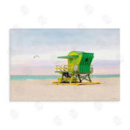 Seven Trees Design | Lime Green Lifeguard Hut
