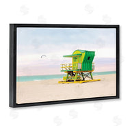 Seven Trees Design | Lime Green Lifeguard Hut