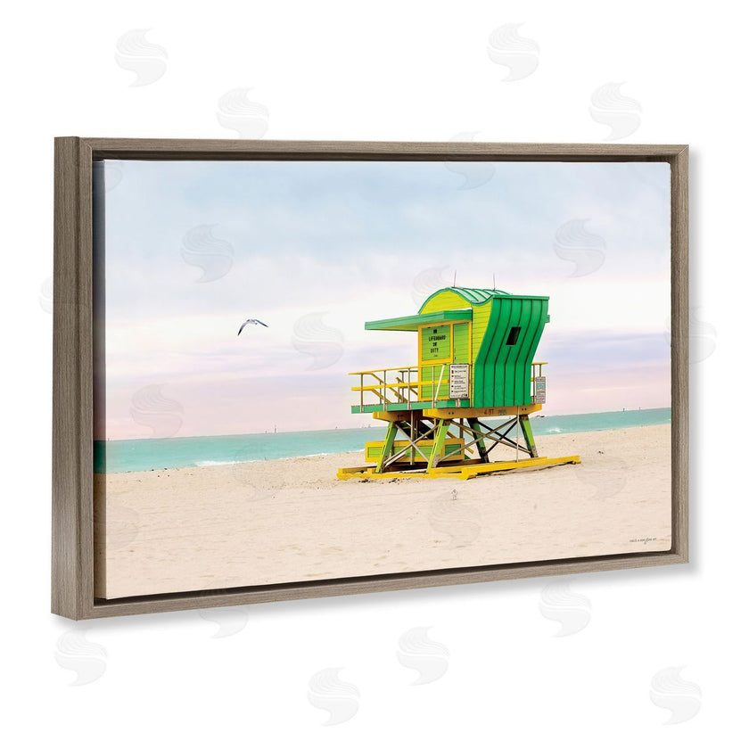 Seven Trees Design | Lime Green Lifeguard Hut