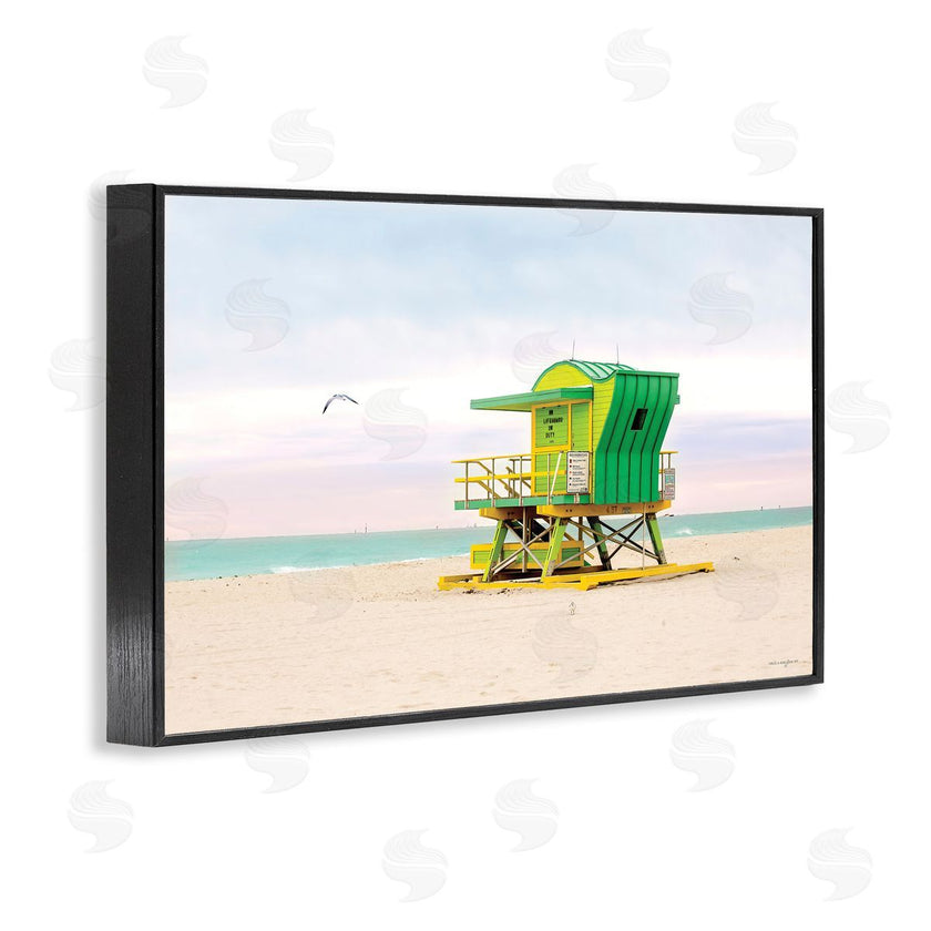 Seven Trees Design | Lime Green Lifeguard Hut