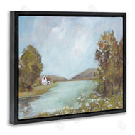 Amanda Hilburn | Distant Cottage Across River