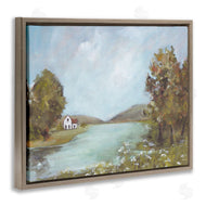 Amanda Hilburn | Distant Cottage Across River
