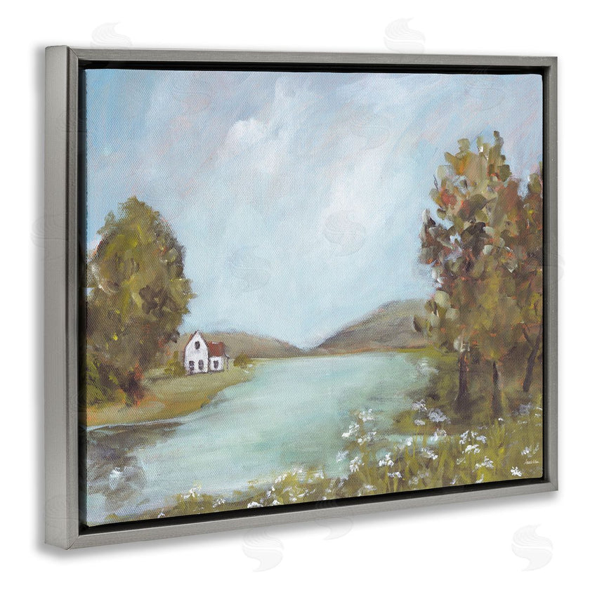 Amanda Hilburn | Distant Cottage Across River