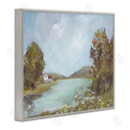 Amanda Hilburn | Distant Cottage Across River