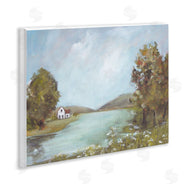 Amanda Hilburn | Distant Cottage Across River
