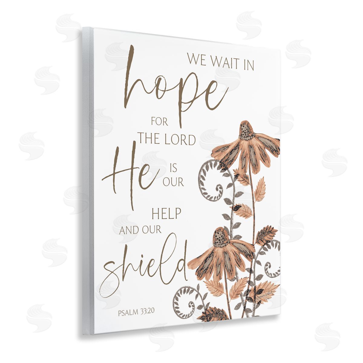 He Is Our Help & Shield Wood Plaque Wall Art, Home Decor by Annie LaPoint