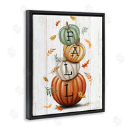 Elizabeth Tyndall | Falling Leaves & Pumpkin Stack