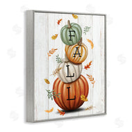 Elizabeth Tyndall | Falling Leaves & Pumpkin Stack